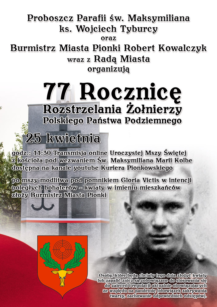 Rocznica rozstrzelania żołnierzy Polskiego Państwa Podziemnego