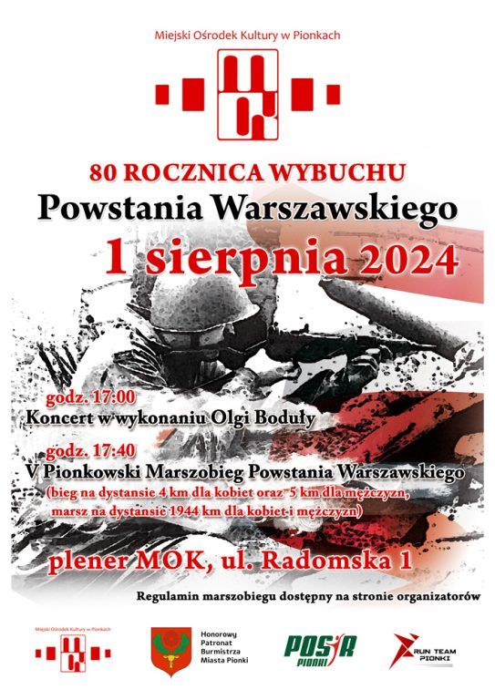 Obchody 80. rocznicy Powstania Warszawskiego