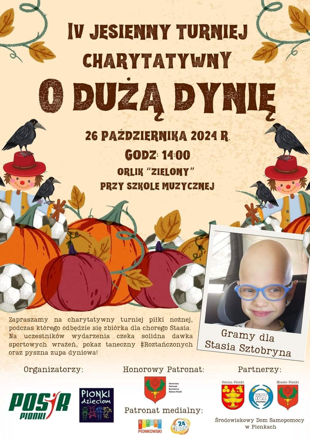 Charytatywny Turniej o Dużą Dynię!